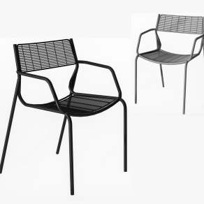 现代户外椅3D模型下载